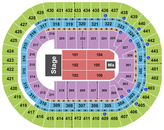 Honda Center Journey Seating Chart